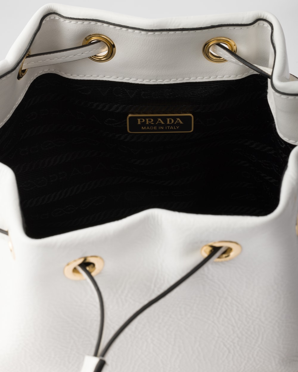 Prada Duet Naplak Patent Leather Bucket Bag - Image 3